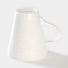Чашка фарфоровая чайная Magistro Rodos, 220 мл, цвет белый - Фото 3