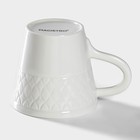 Чашка фарфоровая кофейная Magistro Argos, 100 мл, цвет белый - Фото 5