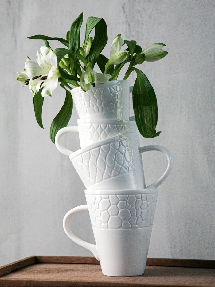 Кружка Magistro Argos, 300 мл, фарфор, белая - фото 113151380