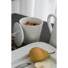 Банка для сыпучих Magistro Crotone, 600 мл, 12.5×15.4 см, фарфор, белая - Фото 6