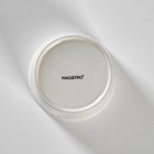 Банка для сыпучих Magistro Rodos, 600 мл, 12.5×15.4 см, фарфор, белая - Фото 9