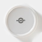 Банка для сыпучих Magistro Rodos, 600 мл, 12.5×15.4 см, фарфор, белая - Фото 5