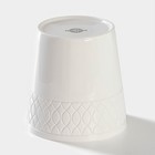 Банка фарфоровая для сыпучих продуктов с крышкой Magistro Argos, 600 мл, цвет белый - Фото 4