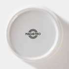 Банка фарфоровая для сыпучих продуктов с крышкой Magistro Argos, 600 мл, цвет белый - Фото 5