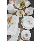 Салатник Magistro Crotone, 1.4 л, 20×9 см, фарфор, белый - Фото 4