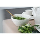 Салатник Magistro Rodos, 1.4 л, 20×9 см, фарфор, белый - Фото 6