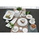 Салатник Magistro Rodos, 1.4 л, 20×9 см, фарфор, белый - Фото 11