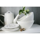 Салатник фарфоровый Magistro Argos, 1,4 л, 20×9 см, цвет белый - Фото 6