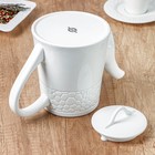 Чайник фарфоровый заварочный Magistro Rodos, 1,4 л, цвет белый - Фото 11