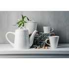 Чайник фарфоровый заварочный Magistro Rodos, 1,4 л, цвет белый - Фото 9