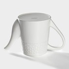 Чайник фарфоровый заварочный Magistro Rodos, 1,4 л, цвет белый - Фото 6