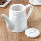 Чайник фарфоровый заварочный Magistro Rodos, 1,4 л, цвет белый - Фото 10