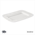 Блюдо Magistro Crotone, 35.7×25.6×3.1 см, прямоугольное, фарфор, белое - Фото 2