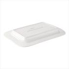 Блюдо Magistro Crotone, 35.7×25.6×3.1 см, прямоугольное, фарфор, белое - Фото 3