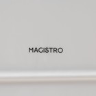 Блюдо фарфоровое прямоугольное Magistro Сrotone, 35,7×25,6×3,1 см, цвет белый - Фото 5