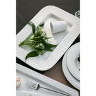 Блюдо фарфоровое прямоугольное Magistro Rodos, 35,7×25,6×3,1 см, цвет белый - Фото 8