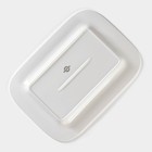 Блюдо фарфоровое прямоугольное Magistro Argos, 35,7×25,6×3,1 см, цвет белый - Фото 3