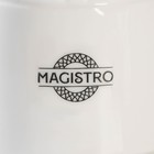 Набор для специй фарфоровый Magistro Сrotone, 2 предмета: солонка, перечница, 90 мл, 6×7,5 см, цвет белый - Фото 6