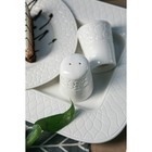 Набор для специй фарфоровый Magistro Rodos, 2 предмета: солонка, перечница, 90 мл, 6×7,5 см, цвет белый - Фото 7