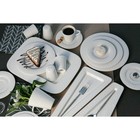 Набор для специй фарфоровый Magistro Rodos, 2 предмета: солонка, перечница, 90 мл, 6×7,5 см, цвет белый - Фото 11