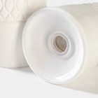 Набор для специй Magistro Argos, 2 предмета: солонка, перечница, 90 мл, 6×8 см, фарфор, белый - Фото 5