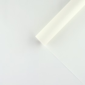 Пудровая плёнка «Белая», 0.5 х 9 м