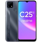 Смартфон Realme C25S, 6.5", LCD, 2 sim, 4 Гб, 64 Гб, 48 Мп, 8 Мп, 6000 мАч, NFC, серый - фото 51323105