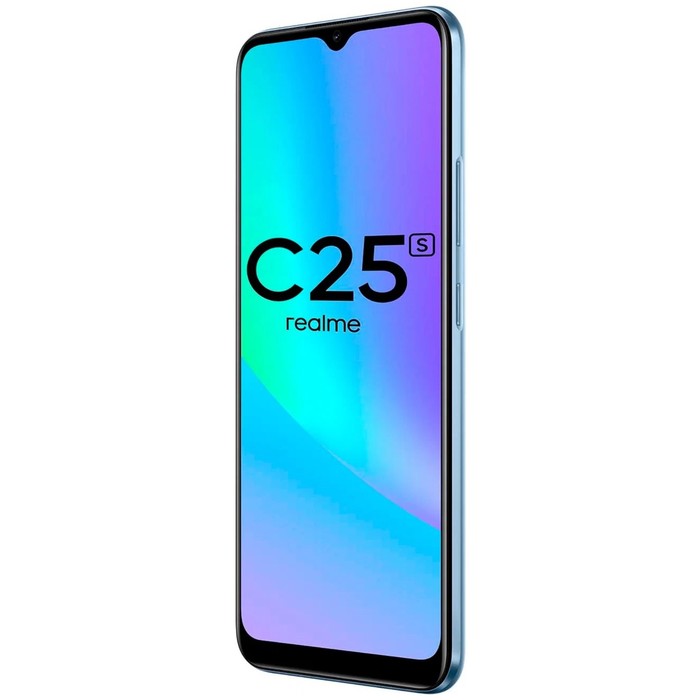 Смартфон Realme C25S, 6.5", LCD, 2 sim, 4 Гб, 128 Гб, 48 Мп, 8 Мп, 6000 мАч, NFC, синий - фото 51323127