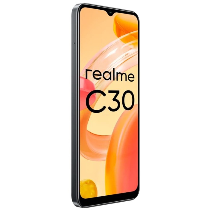 Смартфон Realme C30, 6.5", LCD, 2 sim, 4 Гб, 64 Гб, 8 Мп, 5 Мп, microSD, 5000 мАч, черный - фото 51323139