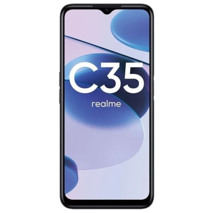 Смартфон Realme C35, 6.6", LCD, 2 sim, 4 Гб, 64 Гб, 50 Мп, 8 Мп, 5000 мАч, NFC, черный - фото 51323173