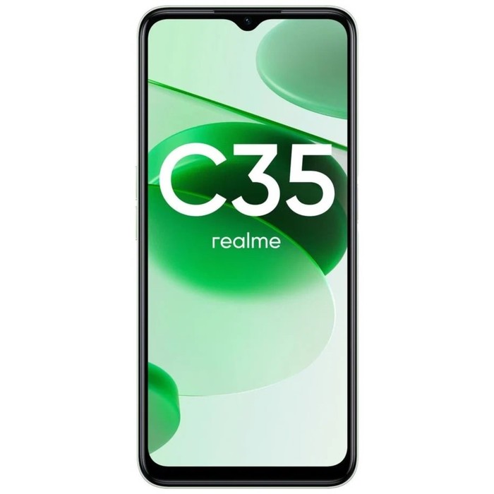 Смартфон Realme C35, 6.6", LCD, 2 sim, 4 Гб, 128 Гб, 50 Мп, 8 Мп, 5000 мАч, NFC, зеленый - фото 51323178