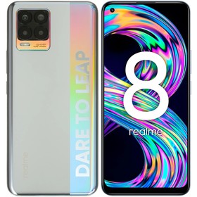 Смартфон Realme 8, 6.4", SAmoled, 2 sim, 6Гб, 128Гб, 64Мп, 16Мп, 5000 мАч, NFC, серебристый 9293438