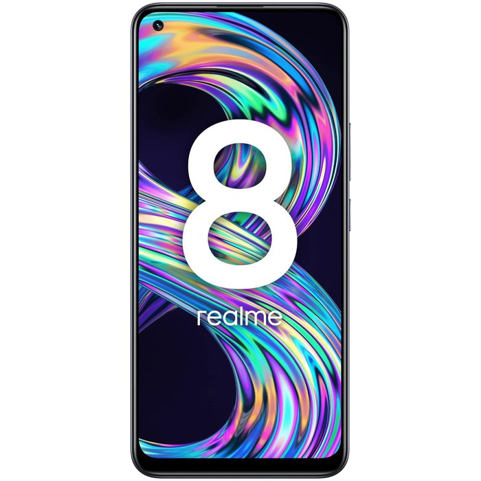 Смартфон Realme 8, 6.4", SAmoled, 2 sim, 6Гб, 128Гб, 64Мп, 16Мп, 5000 мАч, NFC, серебристый - фото 51323190