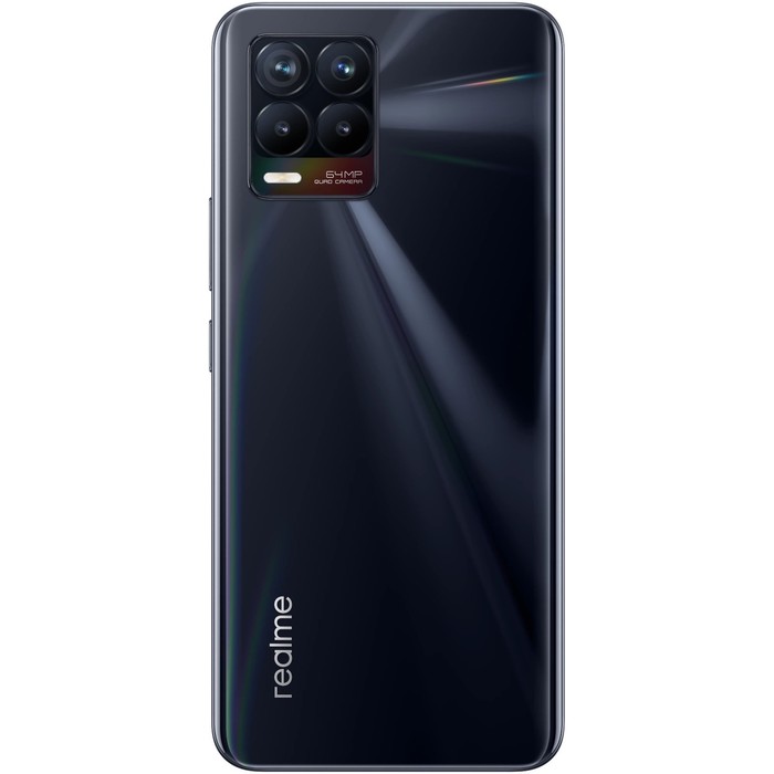 Смартфон Realme 8, 6.4", SAmoled, 2 sim, 6 Гб, 128 Гб, 64 Мп, 16 Мп, 5000 мАч, NFC, черный - фото 51323198