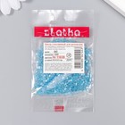 Бисер "Zlatka" рубка 10/0, 10 г,  №1163B голубой - фото 28478907