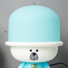 Настольная лампа Собачка E14 15Вт голубой 17х21х28 см RISALUX - Фото 5