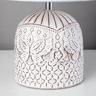 Настольная лампа «Каролина» Е14 40 Вт белый 20×20×30 см RISALUX - фото 21805132