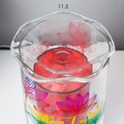 Аромасветильник сенсорный "Красочные цветы" G9 35Вт серебро 10,5х10,5х20 см RISALUX - фото 9766060