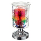 Аромасветильник сенсорный "Красочные цветы" G9 35Вт серебро 10,5х10,5х20 см RISALUX - Фото 9