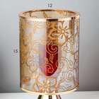Аромасветильник сенсорный "Цветы" G9 35Вт золото 12,3х12,3х23,5 см RISALUX - Фото 4