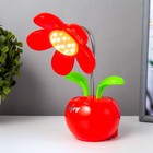 Настольная лампа «Цветок» LED 2 Вт USB МИКС 12×27 см RISALUX - Фото 3