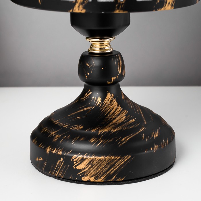 Настольная лампа "Алми" Е27 черный 14х14х27 см RISALUX - фото 1928002140
