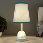 Настольная лампа "Хилтон" E27 40Вт бело-голубой 15х15х32 см RISALUX - Фото 2