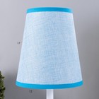 Настольная лампа "Хилтон" E27 40Вт бело-голубой 15х15х32 см RISALUX - Фото 6