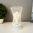 Ночник "Джеро" LED от батареек 3хАА белый 10х10х18,5 см RISALUX 9186986