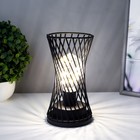 Ночник "Джеро" LED от батареек 3хАА черный 10х10х18,5 см RISALUX 9186987