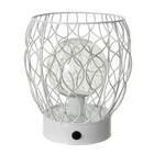 Ночник "Монта" LED от батареек 3хАА белый 17,5х17,5х19,5 см RISALUX 9186990