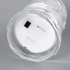Светодиодная свеча, ночник LED RISALUX «Морозная», от батареек 3×AG10, белый, 4.5×4.5×8 см 9186994 - фото 14518040