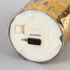Ночник "Золотая свеча" LED от батареек 3хAG13 3,5х3,5х7 см - фото 805060028