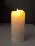 Светодиодная свеча, ночник LED RISALUX «Классик», с эффектом живого пламени, от батареек 3×AG13, 5×5×12 см - Фото 7